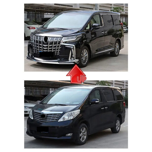 for toyota alphard 2008-2014 to 2020 for 2012 2013 toyota alphard old upgrade to new body kit