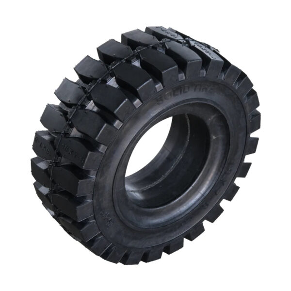 Solid rubber tire used for forklift industrial trailer skid steer loader telehandler wheel loader manlift - Image 3