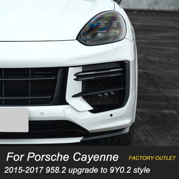 1979LL Car bodykit 2015 2016 2017 958.2 front bumper upgrade to 9Y0 9Y0.2 body kit for Porsche Cayenne 958 - Image 3