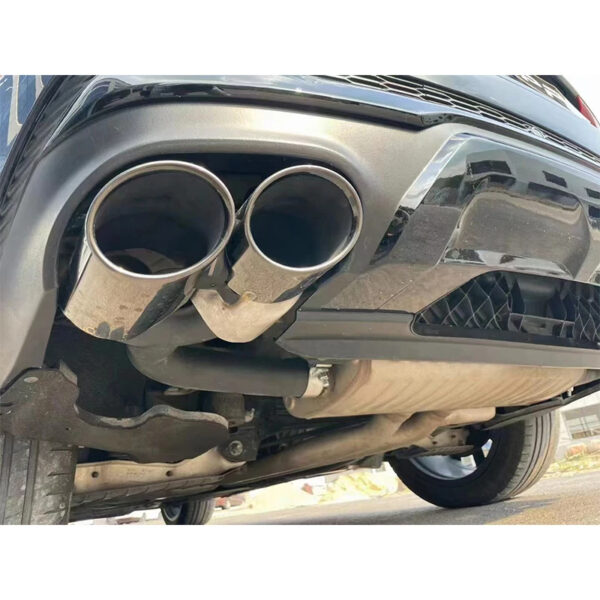 2020-2022 body kit For audi q7 Upgrade SQ7 Rear Bumper Style Car Rear Bumper Lip with Tail pipe - Image 4