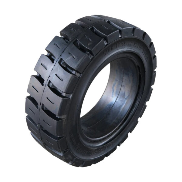 Solid rubber tire used for forklift industrial trailer skid steer loader telehandler wheel loader manlift - Image 4