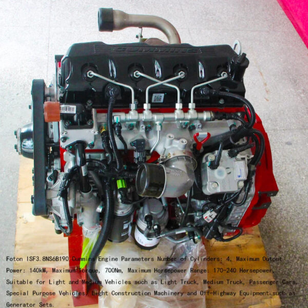 SF3.8 diesel engine complete ISF3.8 89616665 - Image 2