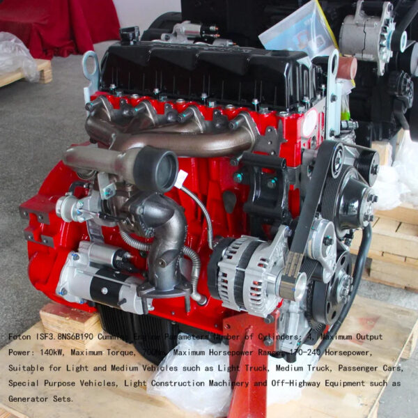 SF3.8 diesel engine complete ISF3.8 89616665 - Image 4