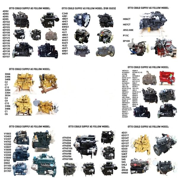 OTTO 6HK1 Engine C240 4jg1 4jg1-t 4jg2 4bg1 6bg1 6wg1 For Isuzu Assembly Wooden Case Excavator Diesel Engine Vm Engine - Image 5