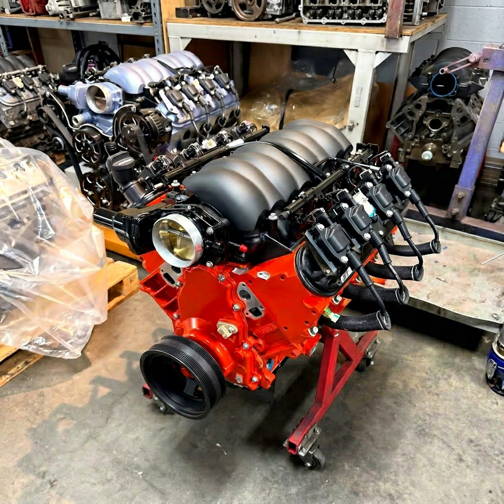 High Performance 250cc 4 Stroke Water-Cooled Multi-Cylinder Electric Start V8 Engine Assembly Euro 2 Supercharged Intake