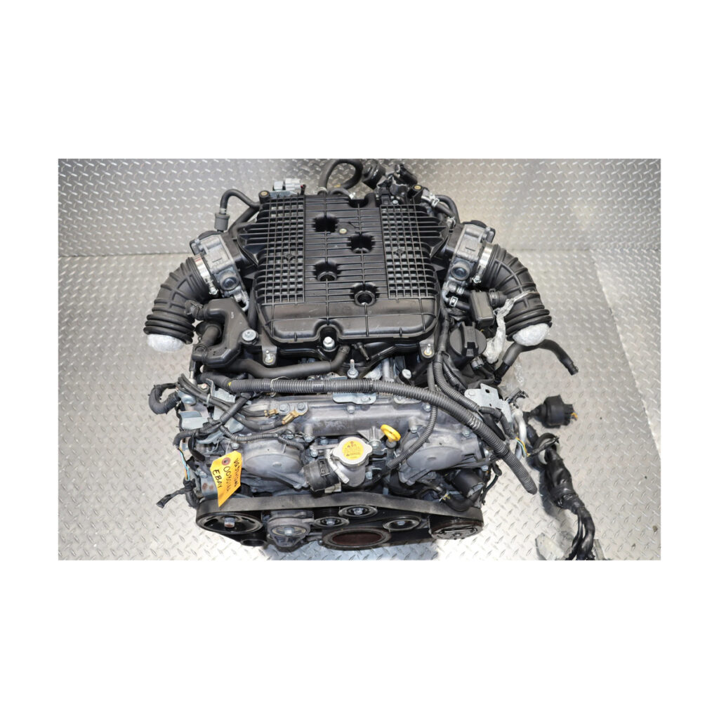 Used Infiniti G35 2002-2007 VQ37-VHR 3.7L Twin Turbo VVTI Engine Complete Assembly Direct OEM Replacement