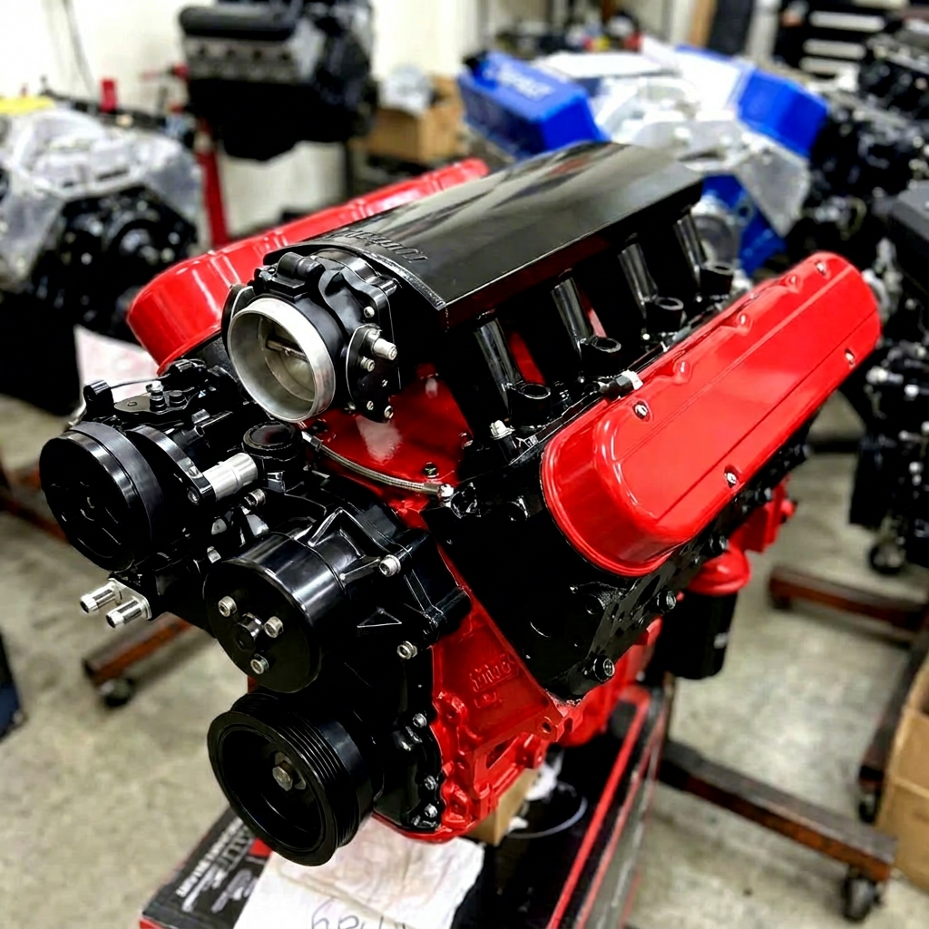 High Quality 2024-2025 Orange 6.0L V8 Engine Water-Cooled Multi-Cylinder 4 Stroke High Rigidity Machinery Power Unit