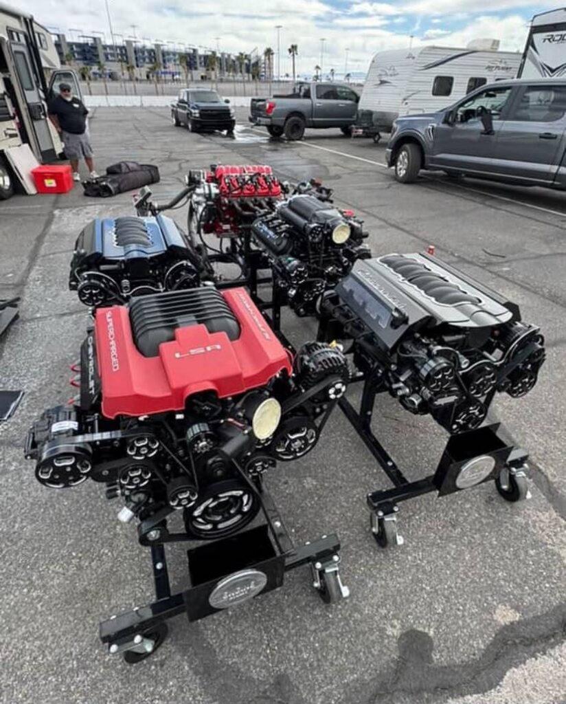 High-Quality LSX376 Supercharged V8 Engine 6.0L 4 Stroke Water-Cooled Multi-Cylinder Drag Racing Power Unit
