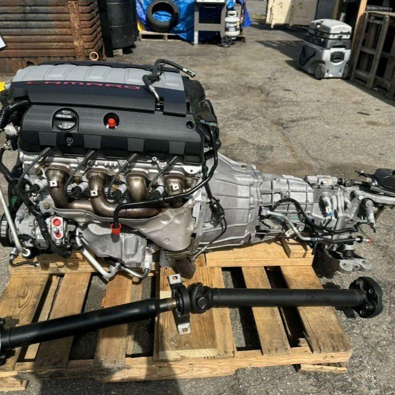 Camaro 250cc Water-Cooled Multi-Cylinder V8 Electric Start Engine Assembly with Intake Manifold Ready for Replacement - Image 4
