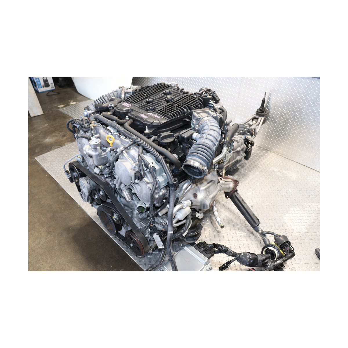 High Quality Used VQ37-VHR 3.7L Twin Turbo VVTI Engine Professionally Inspected Infiniti G35 (2002-2007) 5-Year Warranty Long - Image 3